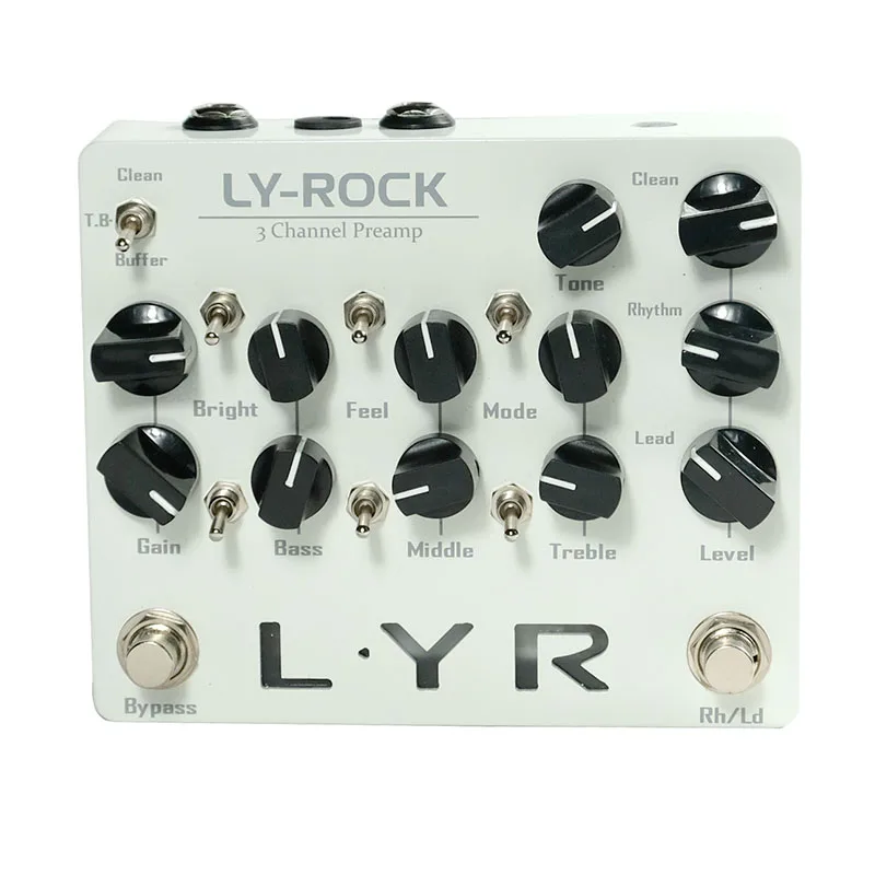 

LY-ROCK Guitar accessories For KSR Ceres 3 Channel Landing Preamp Preamplifier Tone Clean Rhythm Lead Bypass