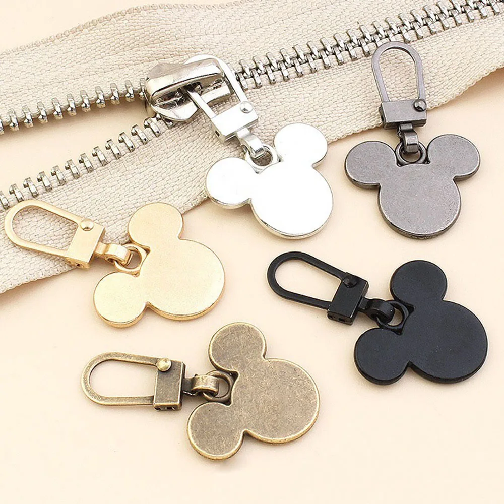 300Pcs Detachable Zipper Alloy Zipper Head Multi-functional Bag School Bag Clothes Universal DIY Sewing Craft