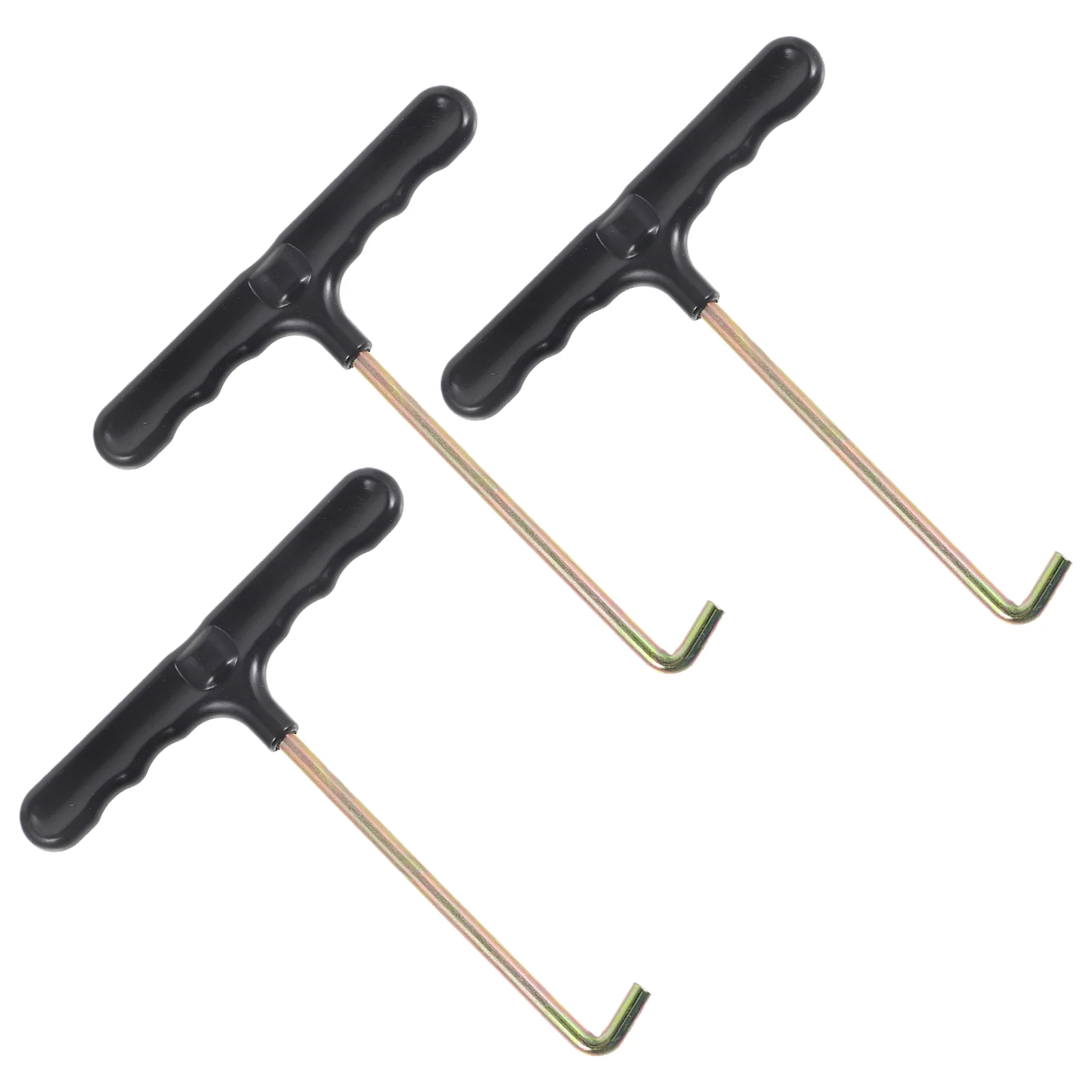 

3 Pcs Skate Shoe Hook T-shaped Tightening Hooks Shoelaces for Shoes Roller Puller Tool