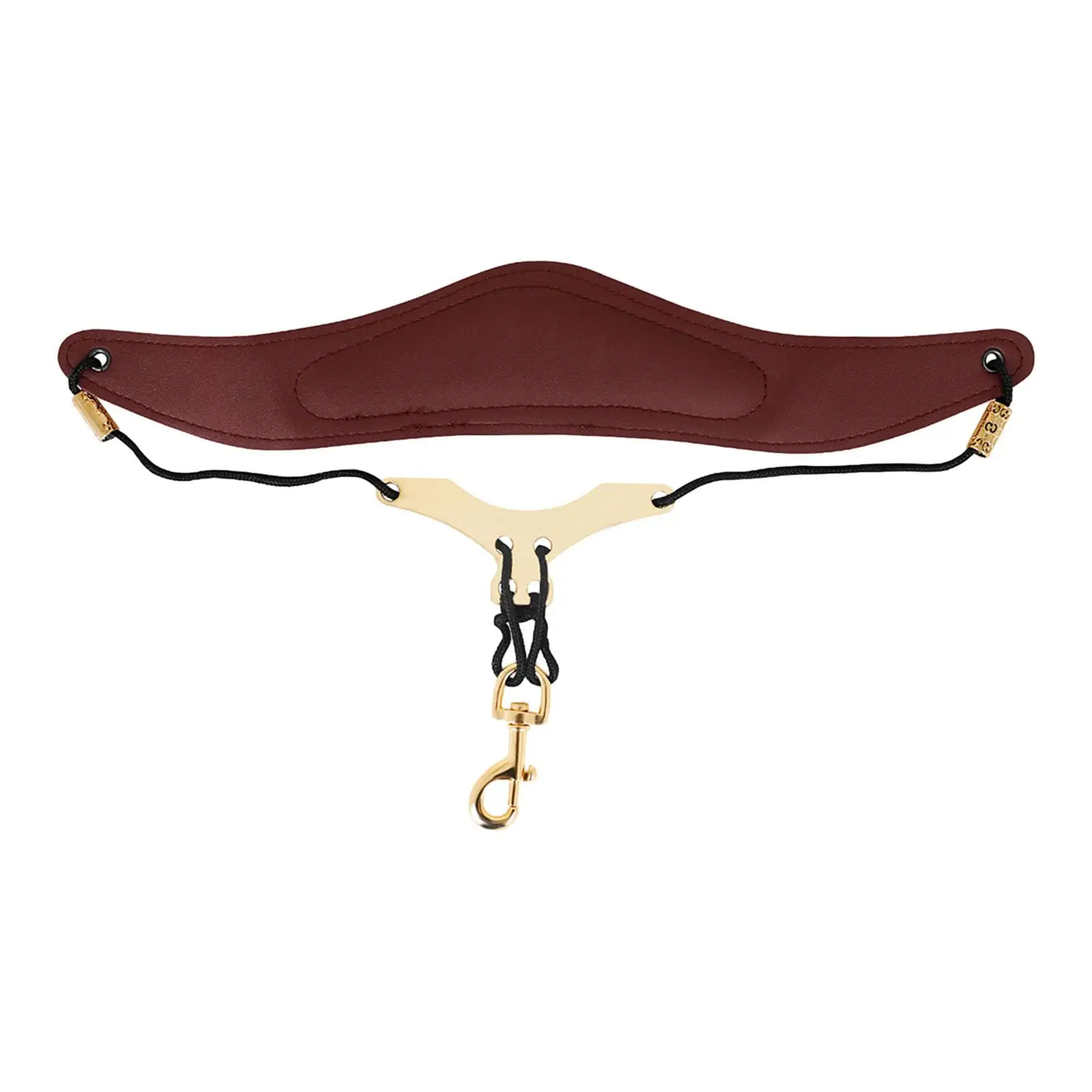 

Saxophone Neck Strap Sturdy Sax PU Leather Strap for Alto Tenor Sax Clarinet
