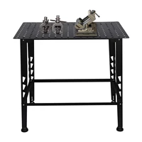 36x24'' 600lbs Load Welding Sawing Table Universal Work Table w/ Storage Tray and 4*Stop Bases 1