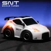 SNT 1:100 Q25-370Z FPV RC Car with Goggles Micro RC Desk Race Table Car Remote Control Car Magnetic Attraction FPVBOX RACE 25mW 4