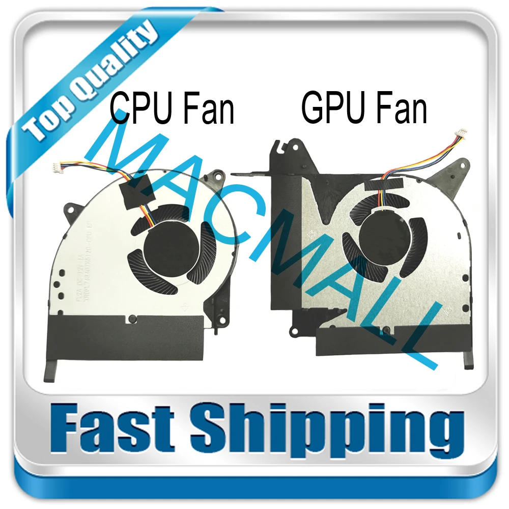 Nuovo Per Asus Rog Strix Rtx Scar Ii Gl704 Gl704G Gl704Gw Gl704Gm Gl704Gv S7C Dc 12V Sostituzione Cpu Gpu Ventola Di Raffreddamento