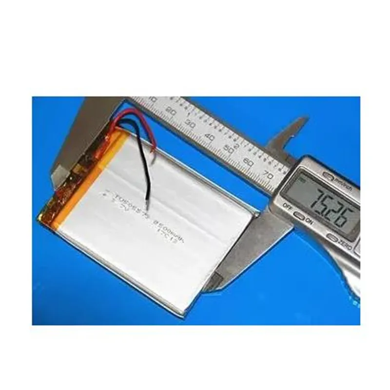 

505573 505575 3.7V 2500Mah Li-polymer Rechargeable Lithium Li-po Battery For GPS Navigator