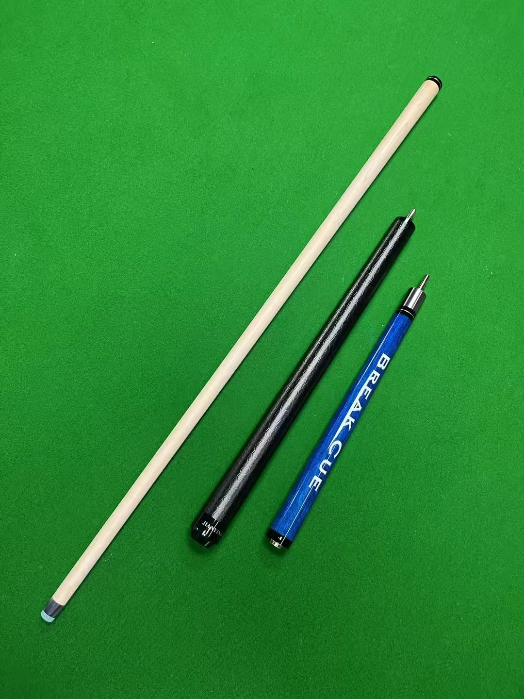 13.5mm Maple Wood 3-Piece Pounch Break Jump Pool Billiard Cue Stick for Pool Game Adult Starters woman man