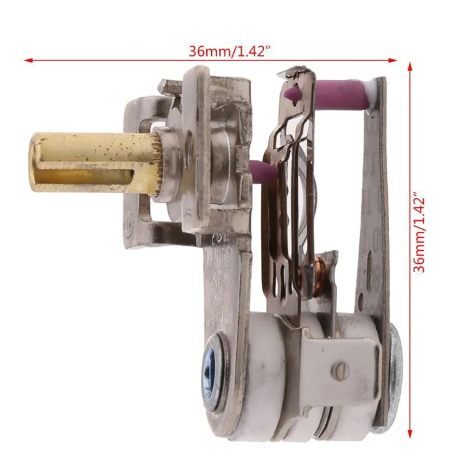 AC 250V 16A 調節可能な温度スイッチ加熱バイメタルサーモスタット KDT