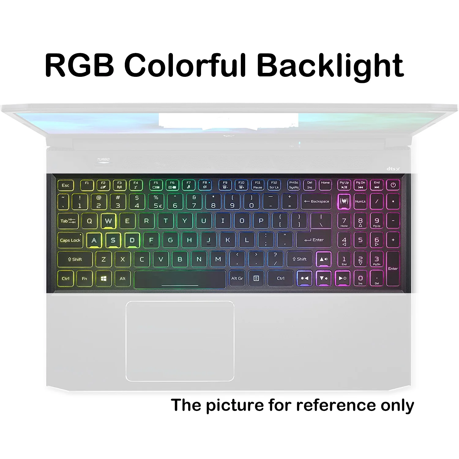 Teclado Portátil Retroiluminado Rgb Acer Predator Ph31552 Ph317-53 Ph317-54 Pt315-51 Pt315-52 Eua Reino Unido Árabe Português Russo Tailandês - Imagem 4