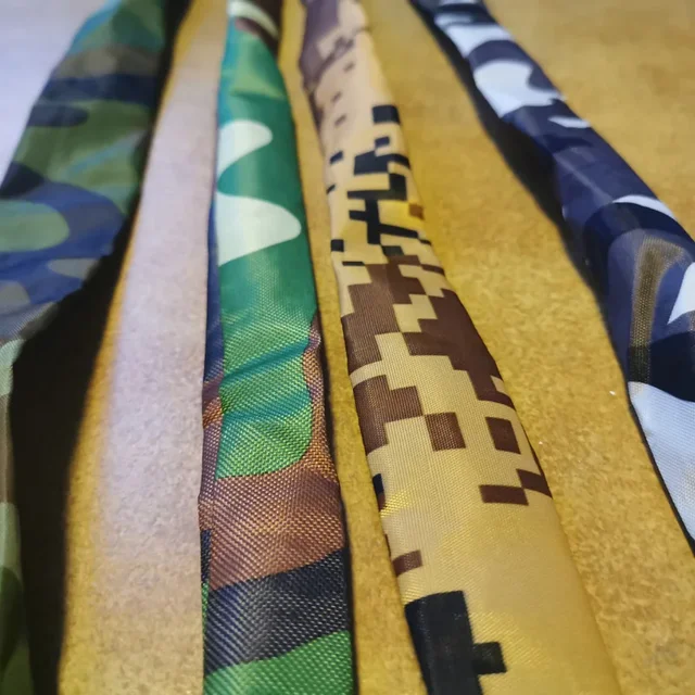Custom Made Camouflage 30 40 50 80 100 Pounds Anti-Break Latex Gym Rubber Pull Rope Resistance Band Fitness Training Customize 3