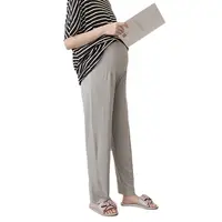 Pregnant Women's Pants Spring New Outwear Casual Pants Fashionable Solid Color High Waisted Trousers for Maternity Women 1
