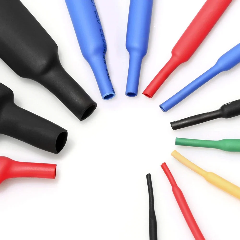 127-800pcs heat-shrink Cső thermoresistant csöves Hő Hátrálás Csomagolás készlet Elektromos Csatlakozódarab vezeték Vezeték Szigetelés Tömlő