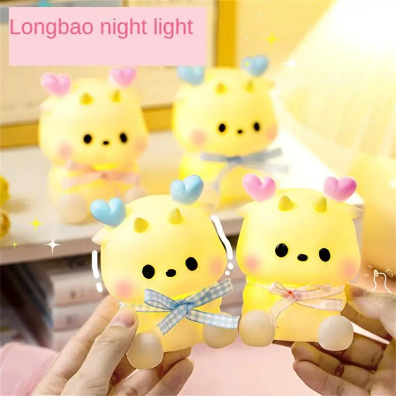 

Children Night Light Does Not Hurt Eyes Warm And Cold Colors Bedside Decoration Rabbit Lamp Dimming Night Light Beautifully Soft