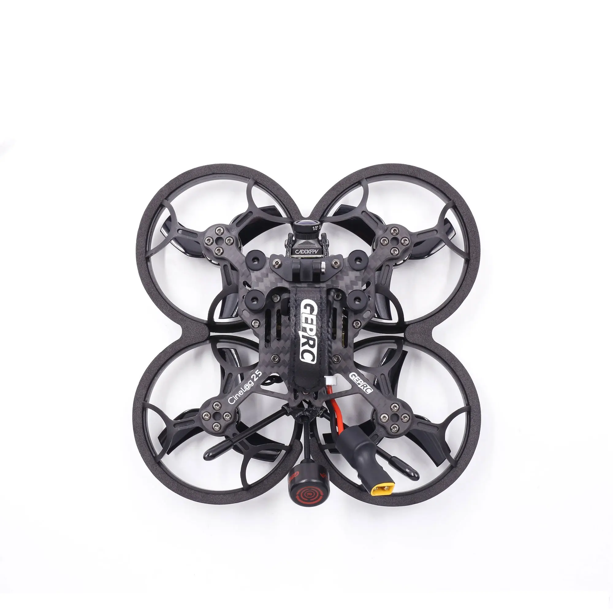 

GEPRC CineLog 25 аналоговый CineWhoop Дрон Caddx EOS2/Runcam Nano2 Camera GEP-20A-F4 FC GR1404 4500kv для радиоуправляемого FPV квадрокоптера дрона