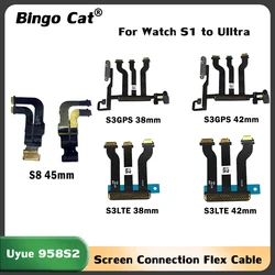 2pc LCD Display Touch Screen Motherboard Main Board Connector Flex Cable Ribbon For Apple Watch Series 8 7 3 4 5 6 SE 45mm  44mm