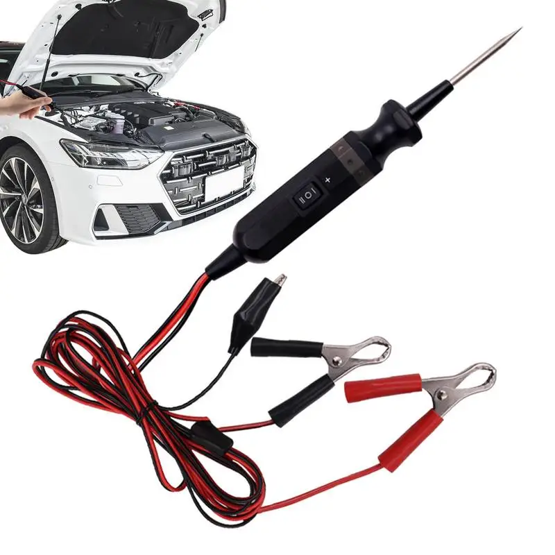 

Car Truck Voltage Circuit Tester 6V 12V 24V DC Digital Display Long Probe Pen Light Bulb Automobile Diagnostic Tool Auto Repair