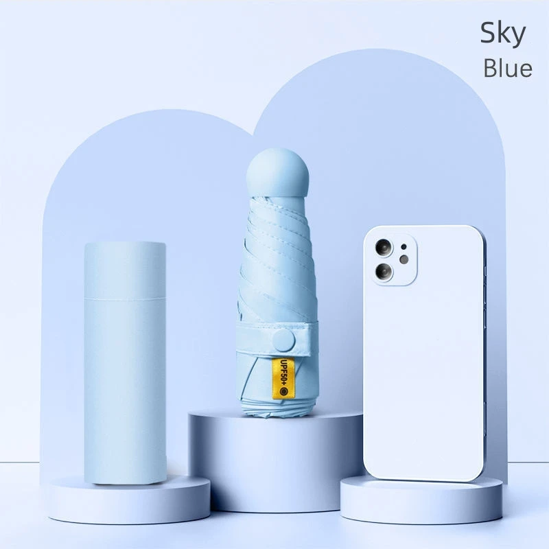 HEXSOLID 105 Cm Parapluie Protection UV UPF 50+ Parapluie Compact Pour