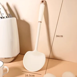 Premium Heat - Resistant Silicone Kitchen Utensil Set (Mushroom Spoon)
