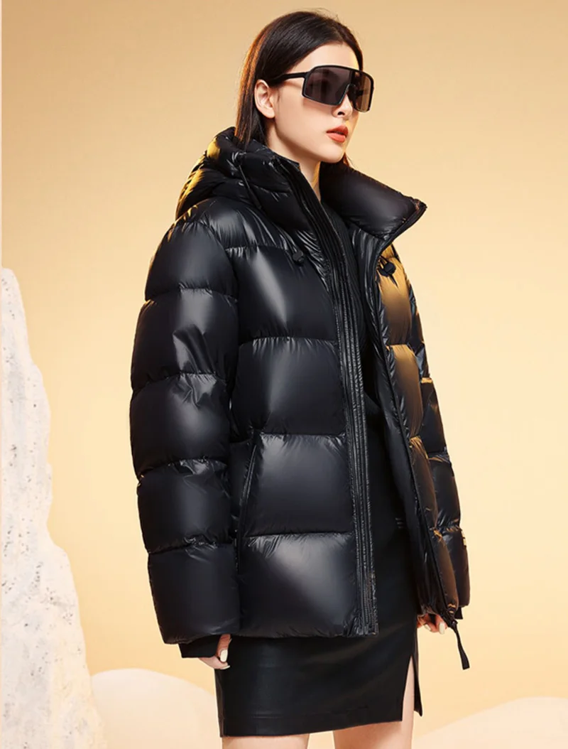 Down Jacket Hood Detail