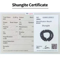 A++ Natural Matte Russian Shungite 6 8 10mm Loose Gemstone Beads for Jewelry Making Wholesale Crystal Beads DIY Accessories 2