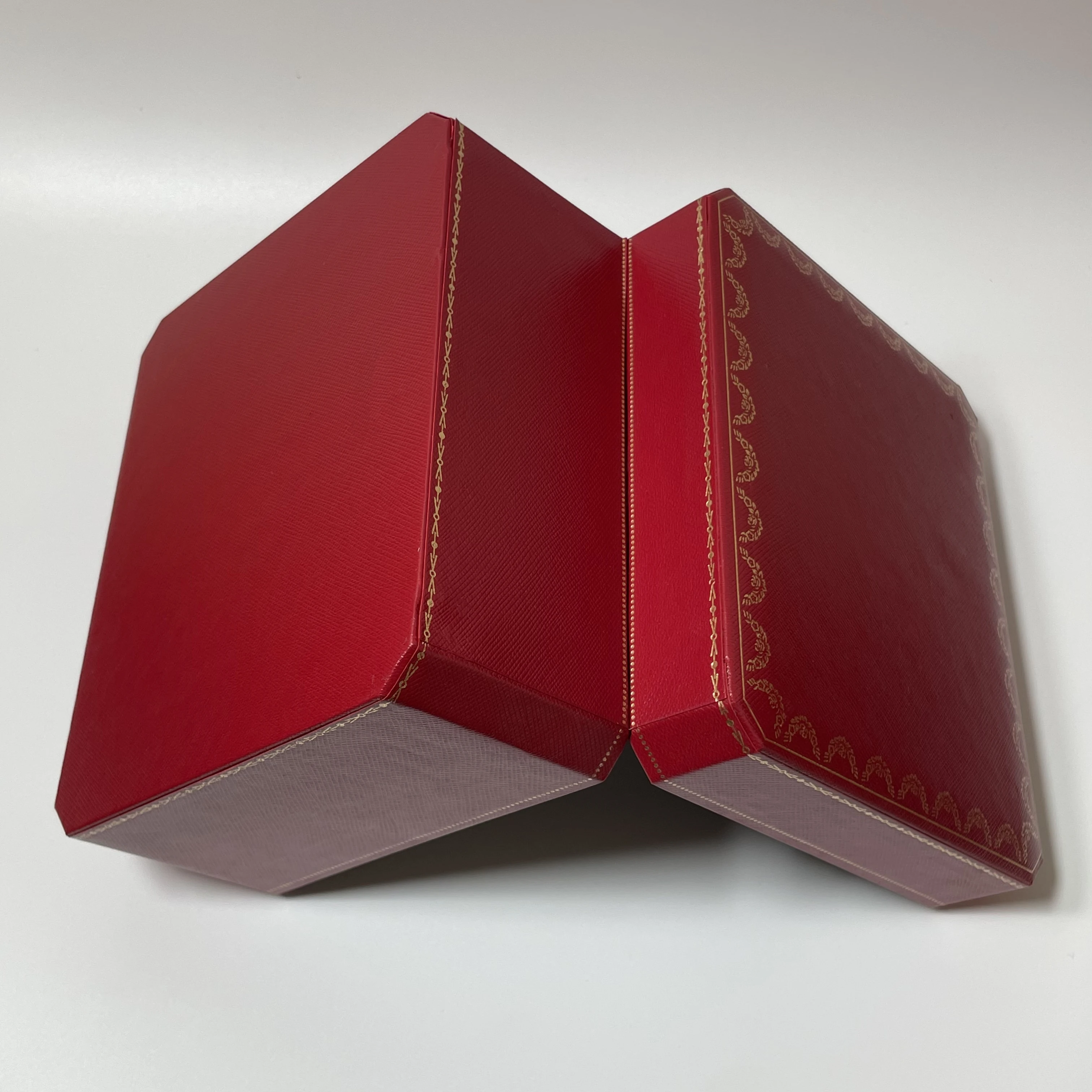 XISIDON Factory Supplier Red with Original Wooden Watch Box Luxury Brand with Papers Card Can Customization Luxury watch box