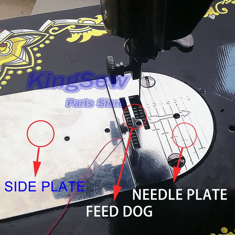 NEEDLE PLATE FEED DOG SLIDE PLATE FOR SINGER BUTTERFLY RALEIGH HOUSEHOLD  SEWING MACHINE
