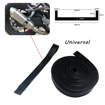 31CM Free Shipping Universal Motorcycle Exhaust GY6 Clamp Rubber Leather Holster Muffler Escape Silencer Rubber Motorcycle Clamp