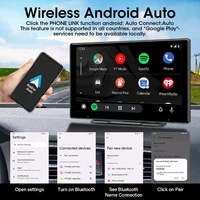 Autoradio 7/10 pouces, Carplay sans fil, Android Auto, lecteur multimédia universel, navigation WIFI, systèmes intelligents pour automobile 6