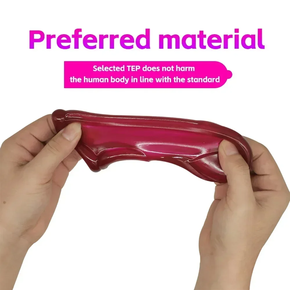 Penis Chastity Cage Penis delayed ejaculation soft closed body cock soft glue penis cover chastity cage style anti-erectile