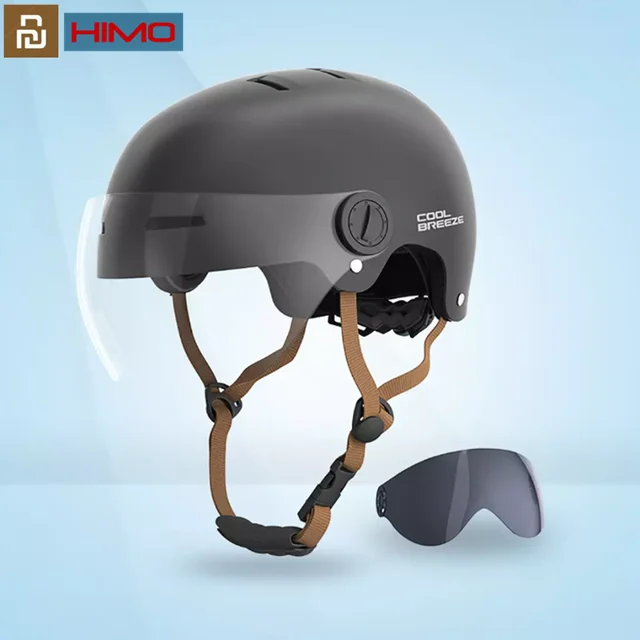 Original Youpin HIMO K1 K1M Radfahren Helm Berufs Sicherheit Schützen Bike  Roller Helm Einstellbarer Größe Licht gewicht каска - AliExpress