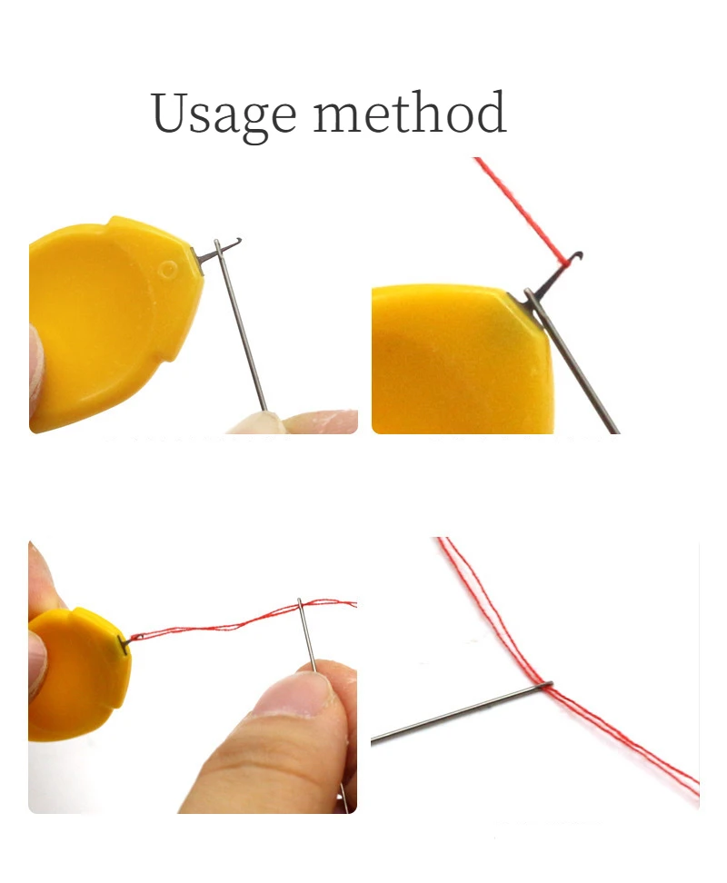 5PCS Auto Needle Threader Elderly Guide Needle Threader Simple Device For DIY Machine Sewing Work Cross-Stitch Tool