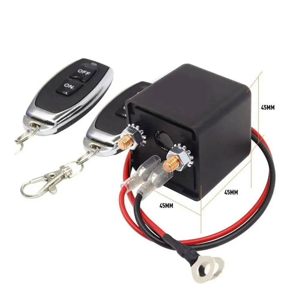 12V 120A Universal Battery Switch Relay Integrated Wireless Remote