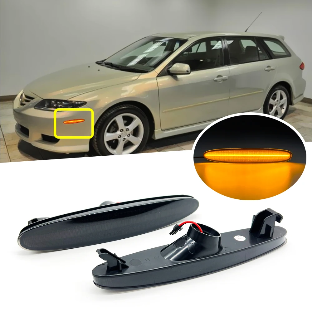 

1 пара, поворотники для Mazda 6 Mazdaspeed6 2003 2004 2005 2006 2007 2008