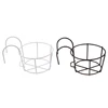 Garden Hanging Plant Iron Racks Balcony Round Flower Pot Rack Railing Fence 5