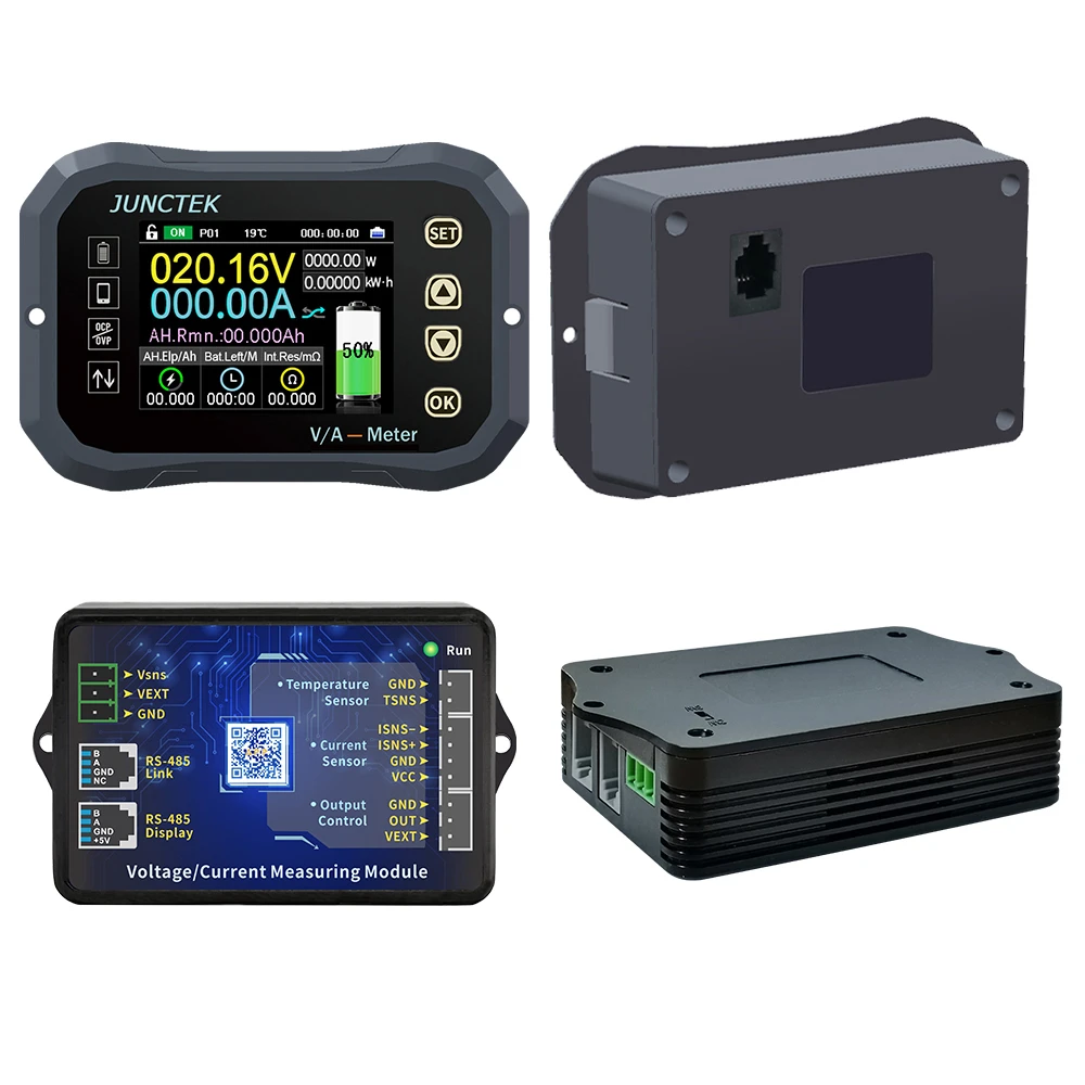 Battery Monitor Bluetooth KG140F DC 0-120V 100A 400A Battery Tester Voltage Current VA Battery Coulomb Meter Capacity Indicator 3