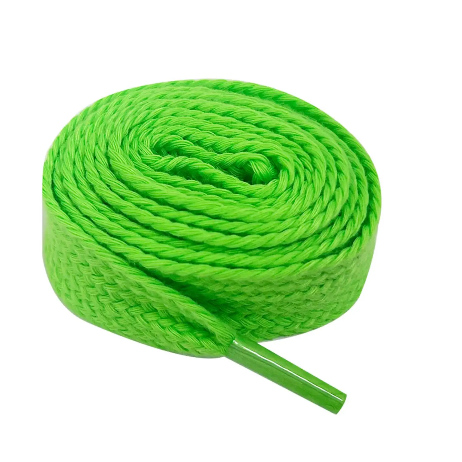 Widened Flat Single Layer 2cm Thick Polyester Wide Campus Shoelaces for Casual Sneaker Women Hoodie Cord