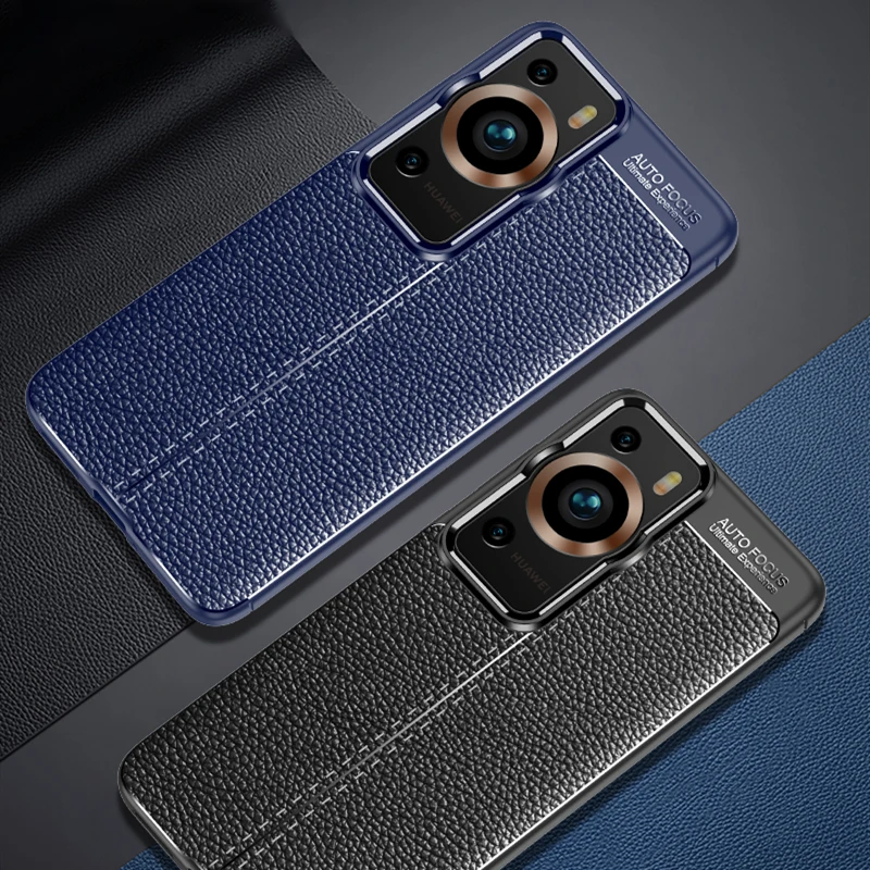 Per Huawei P60 Pro Case Huawei P60 Pro Cover Cover Cover Posteriore Protettiva In Gomma Di Lusso In Silicone Antiurto Huawei P60 Pro
