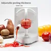 Electric Spiral Potato Peeler Automatic Apple Peeler, Smart Vegetable Fruit Peeler Machine, Kitchen Accessories Peeling Tool 1