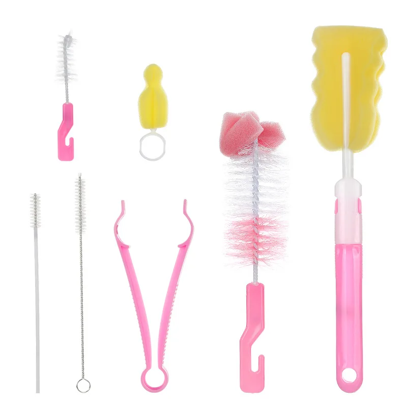 Bottle and Nipple brush set, Cleans The Baby Bottle Completely