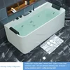 Minimalist Household Upscale Whirlpool Bathtub Modern Creative Design Acrylic Bathtubs Bathroom Fixture Adult Portable Bathtub 5