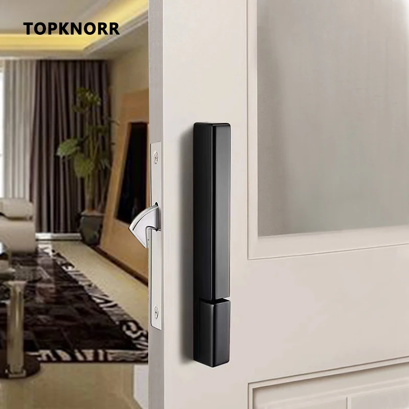New Sliding Door Lock Kitchen Hook Lock Indoor Minimalist Silent Room Door Sliding Toilet Modern Solid Wood window door locks