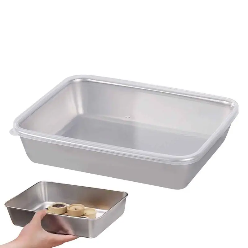 

Stainless Steel Baking Pans multipurpose Food cake bread brownies oven Baking pans home kitchen Food Storage accessories