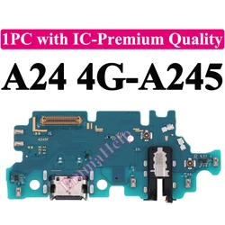 Enhanced USB Charging Port Board with IC - Charger Dock Connector Flex (A24 4G)