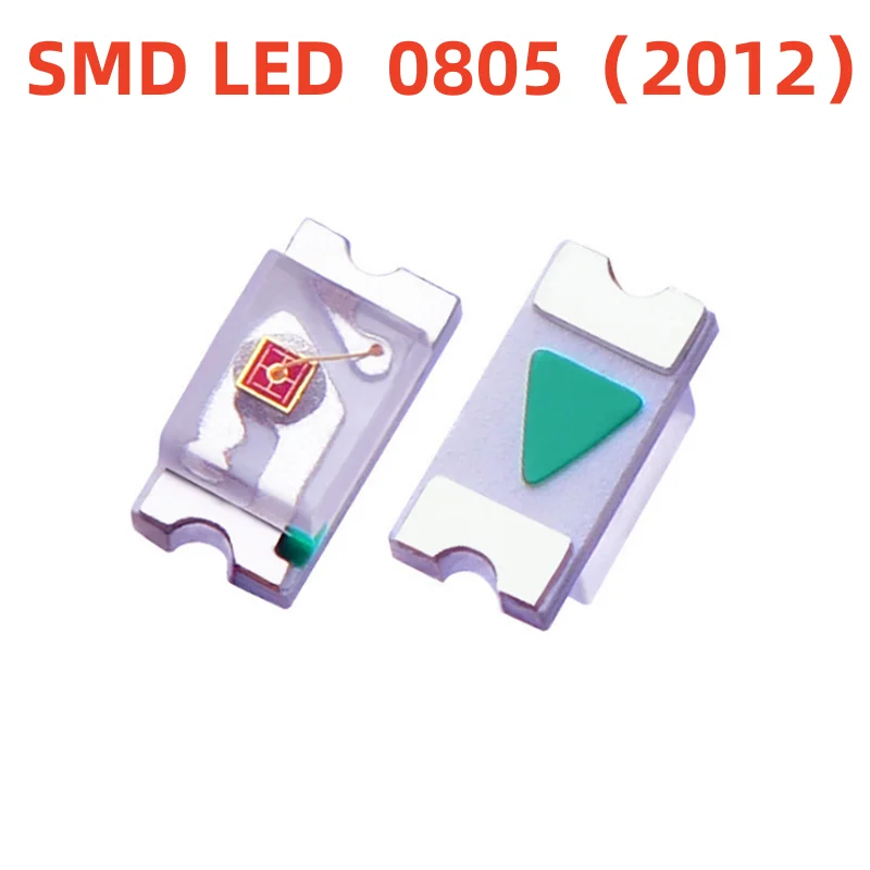 0805 LED 2012 발광 다이오드, 레드, 그린, 블루, 옐로우, 핑크, 화이트, 오렌지, 아이스 블루, UV SMD, 고휘도 품질, 500 개