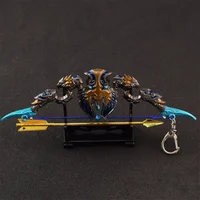 World of Warcraft Weapon Thori'dal, The Stars' Fury Bow Sunwell Kil'jaeden Game Peripheral 18cm Metal Weapon Model Sword Toys 2