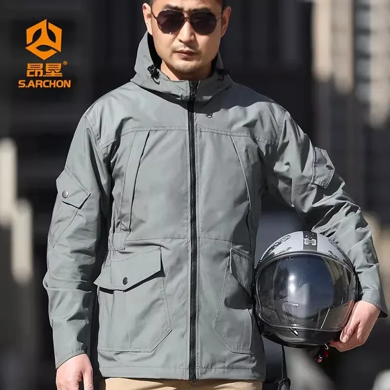 Multicam Military Tactical Jacket Windbreaker Men Outdoor Sport