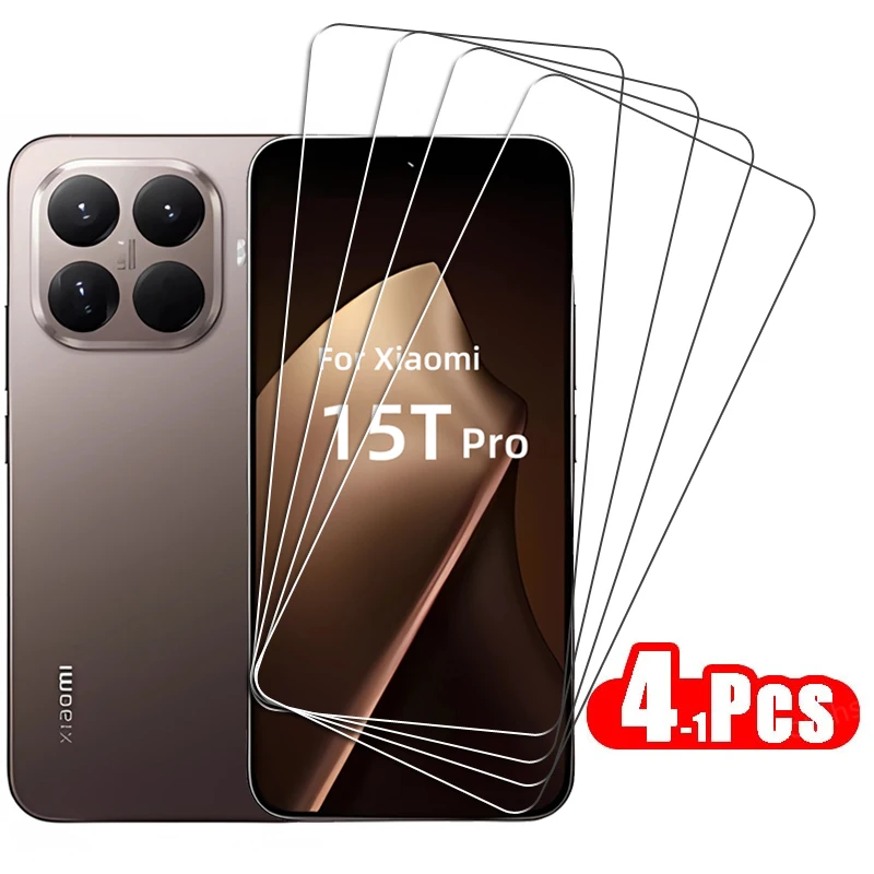Protector De Pantalla Cristal Templado Para Xiaomi 15T/15T Pro - 3 Piezas, 9H Antiarañazos, Fácil Instalación