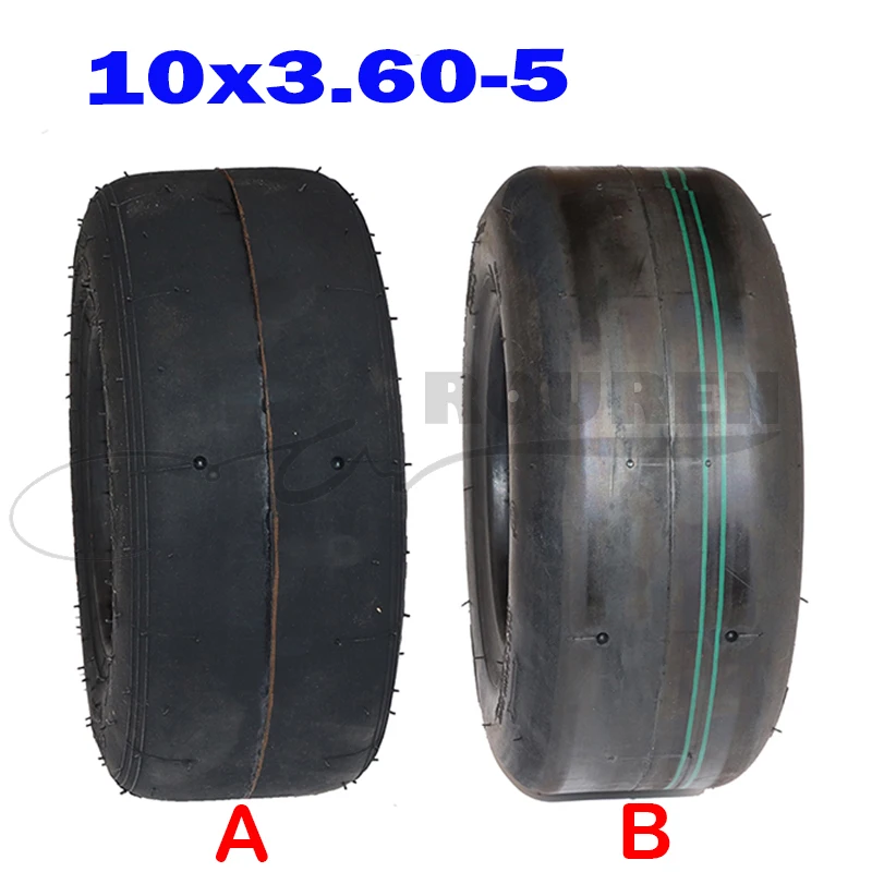 

10X3.60-5 Tubeless tires are suitable for CST karts drift rear wheels racing smooth tire accessories