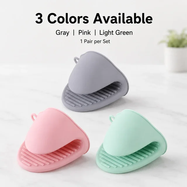 Silicone HeatGrip Oven Mitts – 2PCS 6