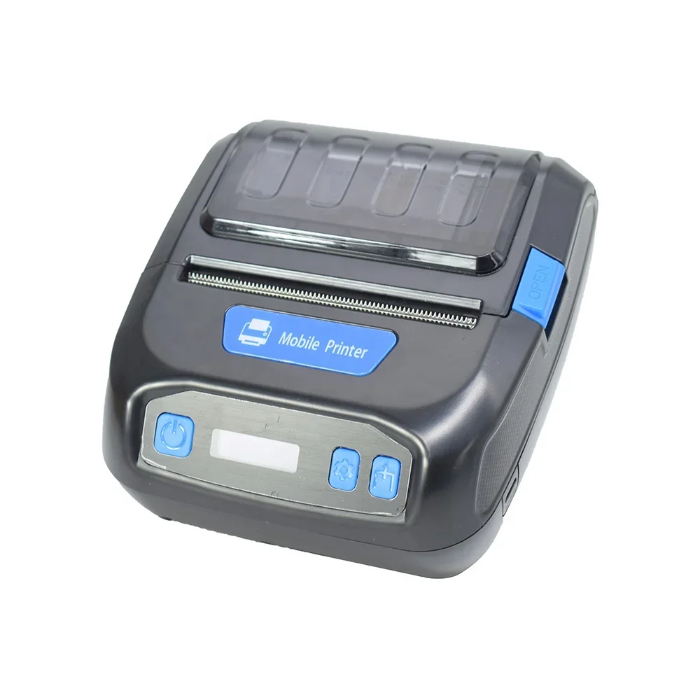 

Заводская цена, 80 мм принтер, мобильный беспроводной USB термопринтер для этикеток с синими зубьями