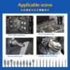 20pcs 3x3mm Carbide Burr Set Rotary File Die Grinder Bit 1/8" Shank Milling Cutter for Metal Grinding Dremel Rotary Tool 5