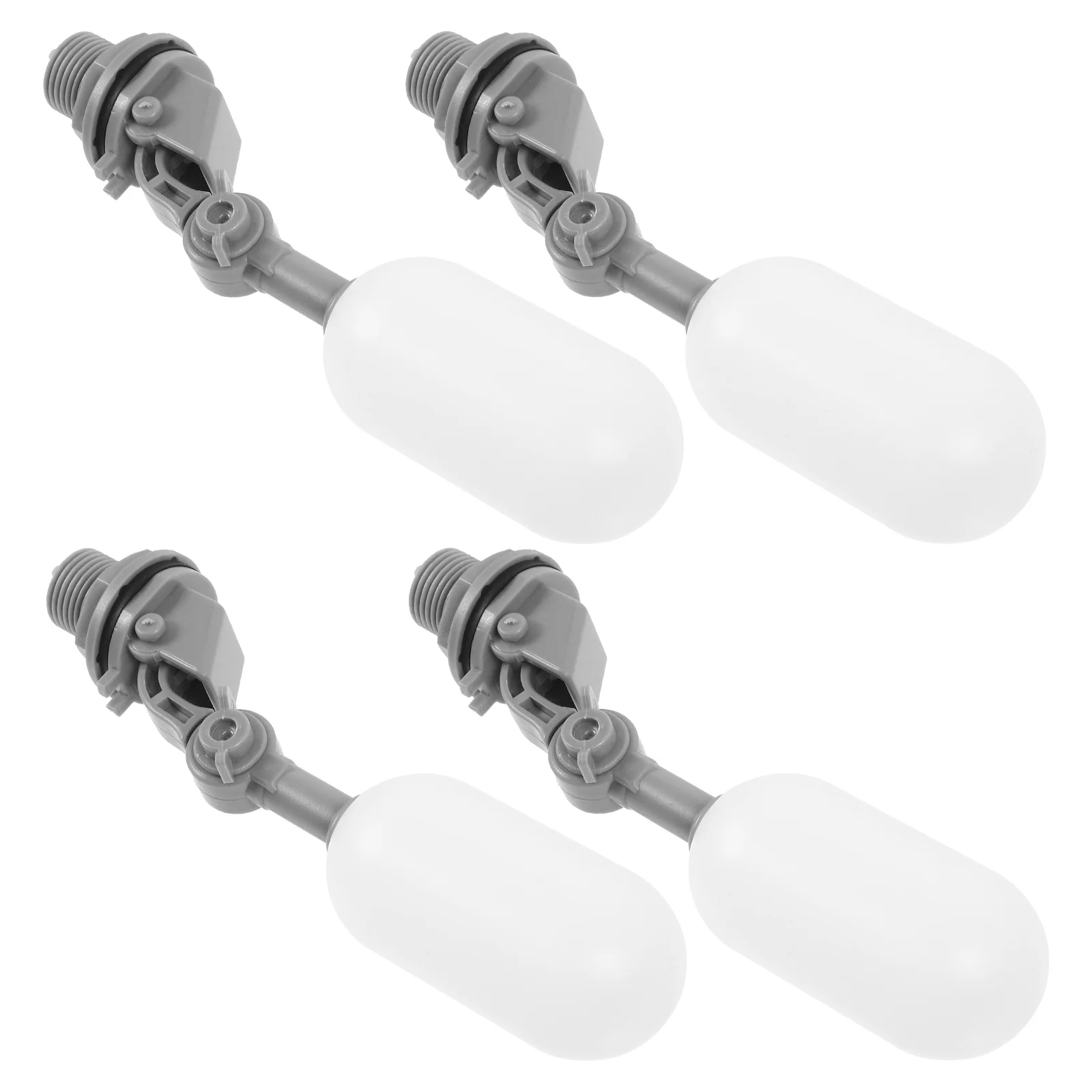 

4 Sets Float Valve Ice Makers Pond Pool Filler Water Tank Small Plastic Aquarium Control